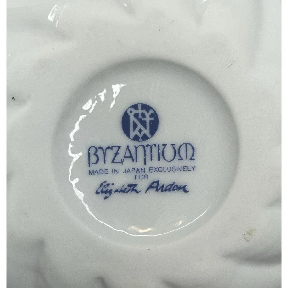 Vintage Elizabeth Arden Byzantium Spiral Decanter Enameled Potion Genie Bottle